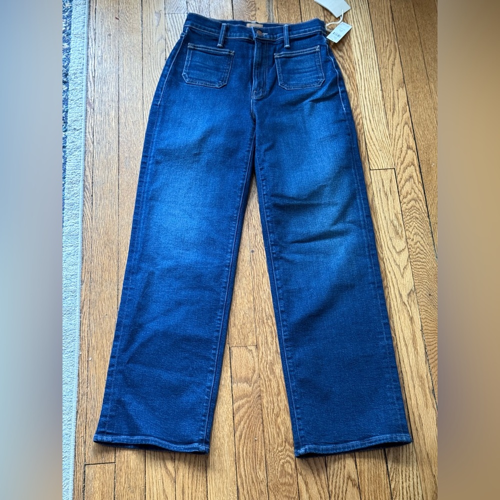 MOTHER The Patch Pocket Rambler Jeans - Size 27 Petite